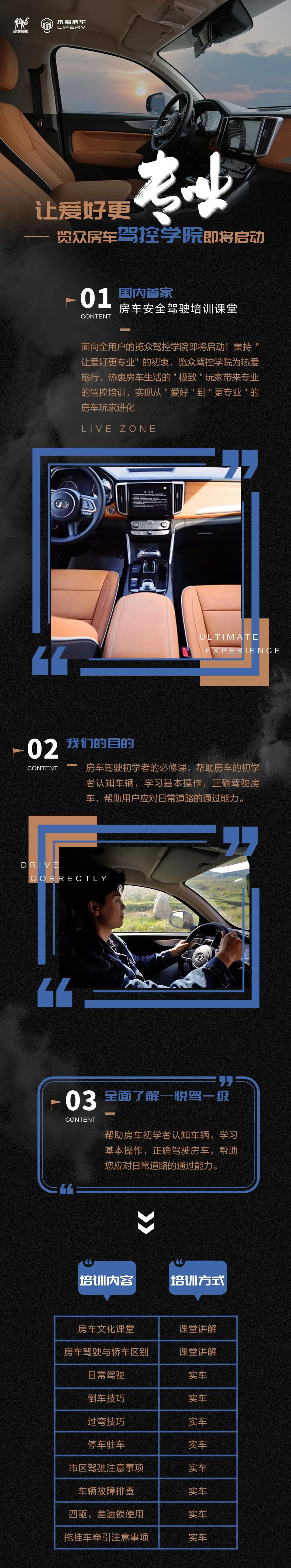 讓愛(ài)好更專(zhuān)業(yè)！覽眾房車(chē)駕控學(xué)院即將啟動(dòng)